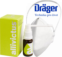 Allivictus Spray + respirátor Dräger